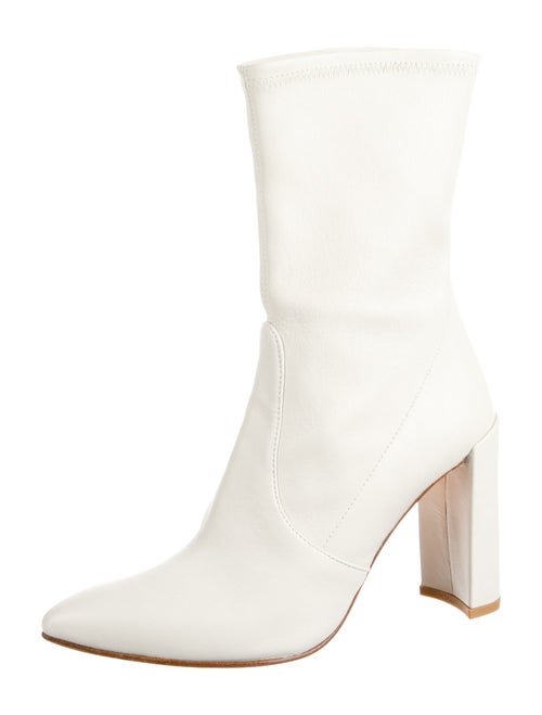 Stuart Weitzman Leather Sock Boots