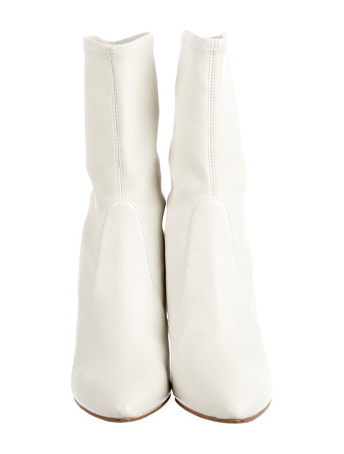Stuart Weitzman Leather Sock Boots