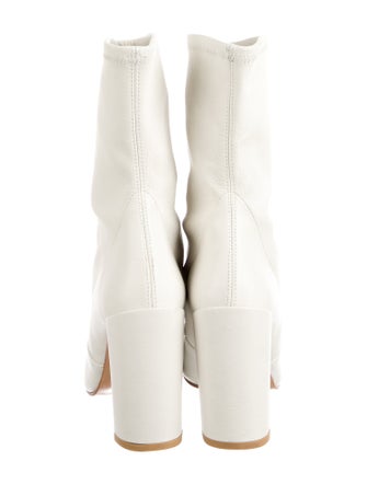Stuart Weitzman Leather Sock Boots