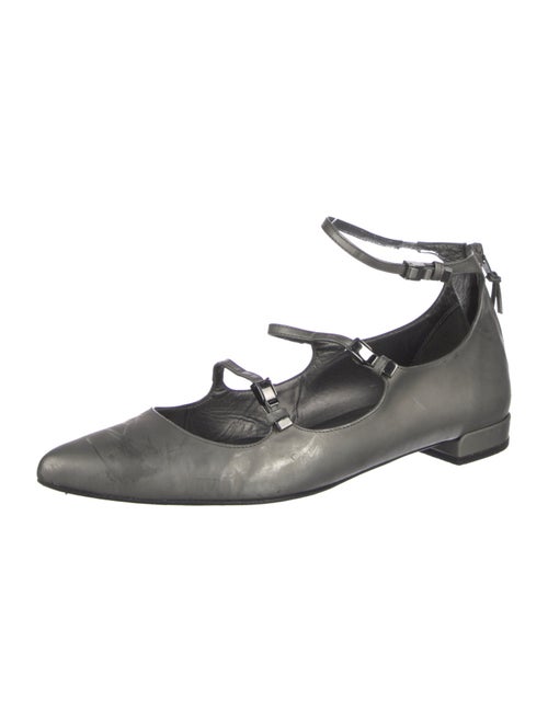 Stuart Weitzman Leather Mary Jane Flats