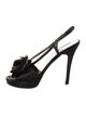 Stuart Weitzman Satin Slingback Sandals