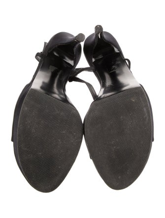 Stuart Weitzman Satin Slingback Sandals