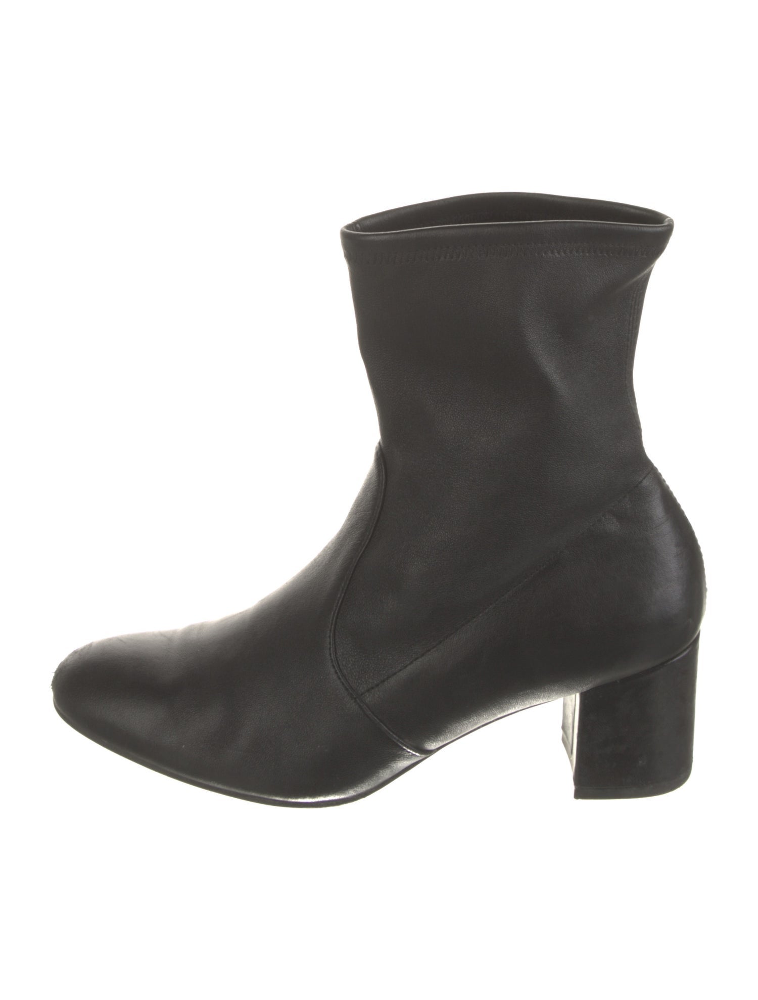 Stuart Weitzman Leather Sock Boots