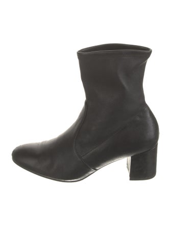 Stuart Weitzman Leather Sock Boots