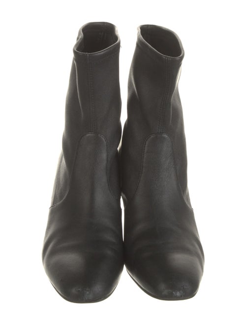 Stuart Weitzman Leather Sock Boots
