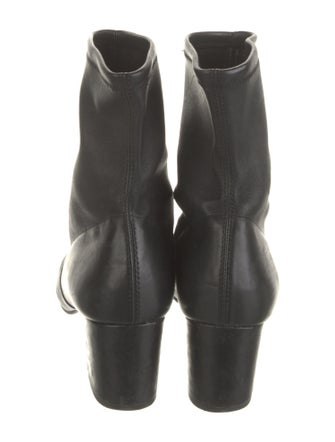 Stuart Weitzman Leather Sock Boots