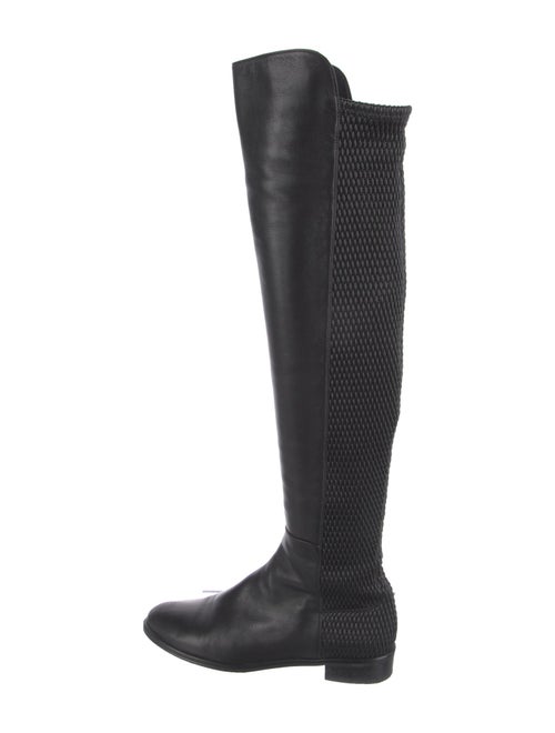 Stuart Weitzman Leather Sock Boots
