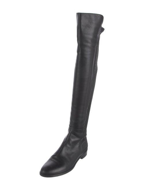 Stuart Weitzman Leather Sock Boots