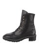 Stuart Weitzman Leather Combat Boots