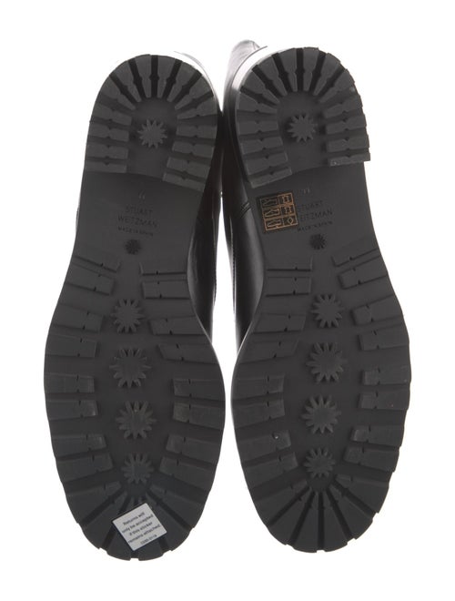 Stuart Weitzman Leather Combat Boots