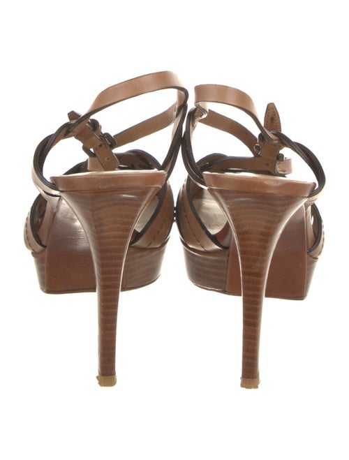 Stuart Weitzman Leather T-Strap Pumps