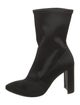 Stuart Weitzman Satin Sock Boots