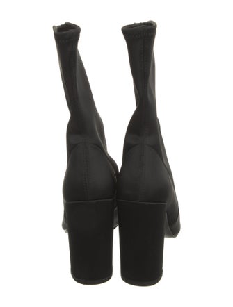 Stuart Weitzman Satin Sock Boots