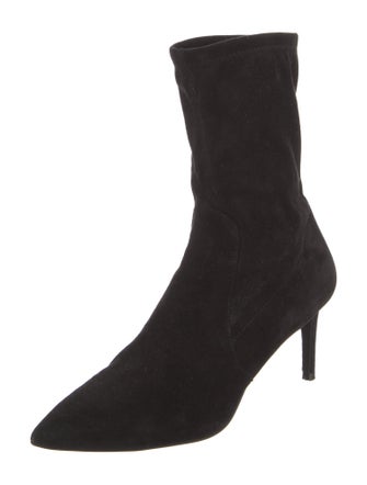Stuart Weitzman Suede Sock Boots