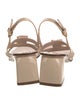 Stuart Weitzman Patent Leather Slingback Sandals