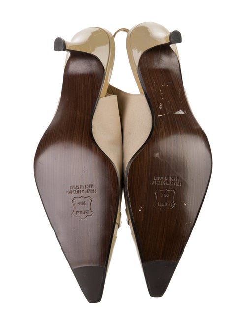 Stuart Weitzman Canvas Slingback Pumps