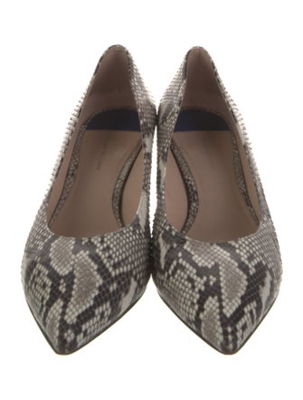 Stuart Weitzman Snakeskin Animal Print Pumps