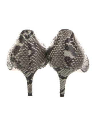 Stuart Weitzman Snakeskin Animal Print Pumps