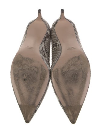 Stuart Weitzman Snakeskin Animal Print Pumps