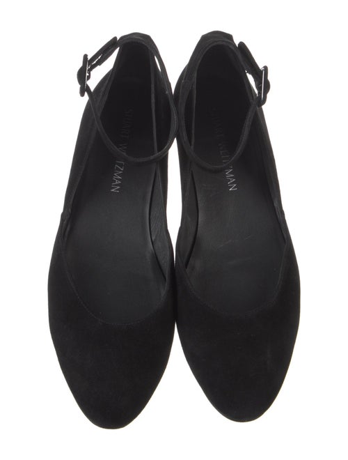 Stuart Weitzman Suede D'Orsay Flats