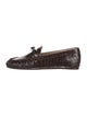 Stuart Weitzman Leather Animal Print Loafers