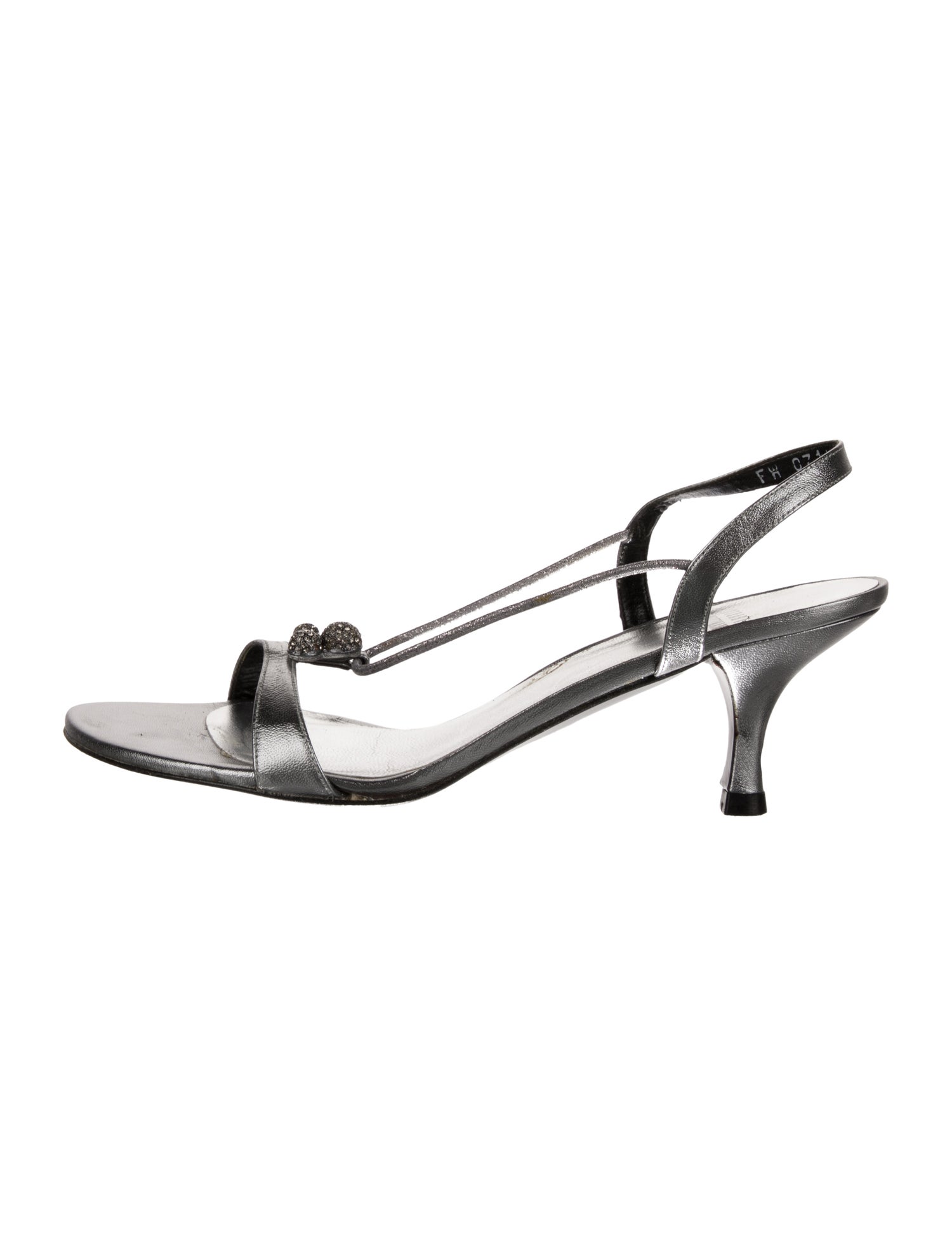 Stuart Weitzman Leather Slingback Sandals