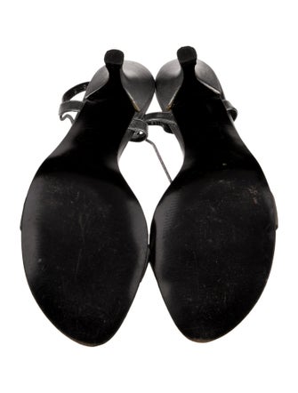 Stuart Weitzman Leather Slingback Sandals