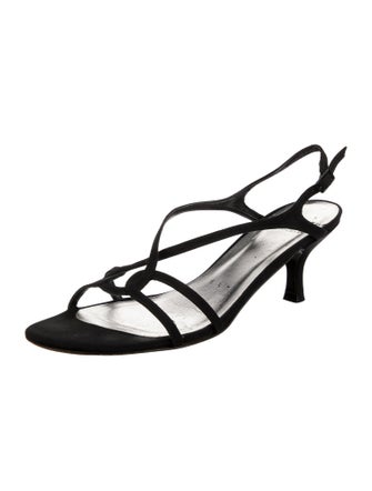 Stuart Weitzman Suede Slingback Sandals