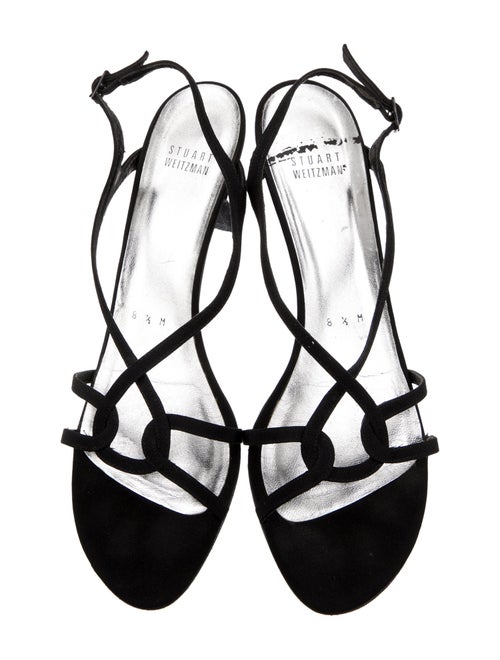 Stuart Weitzman Suede Slingback Sandals