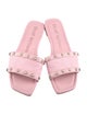 Stuart Weitzman Leather Slides