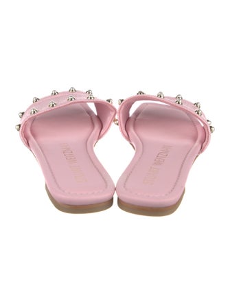 Stuart Weitzman Leather Slides