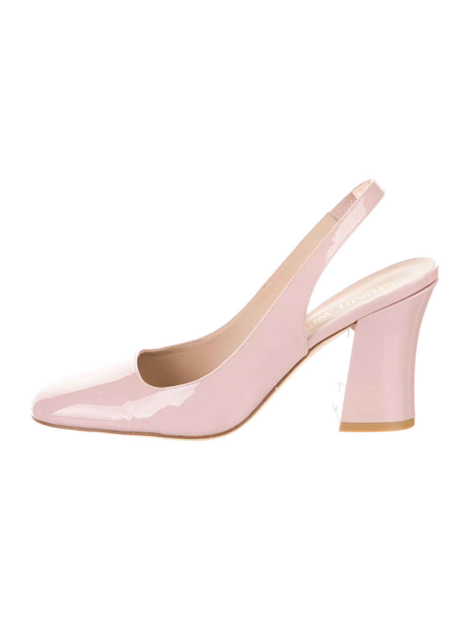 Stuart Weitzman Patent Leather Slingback Pumps