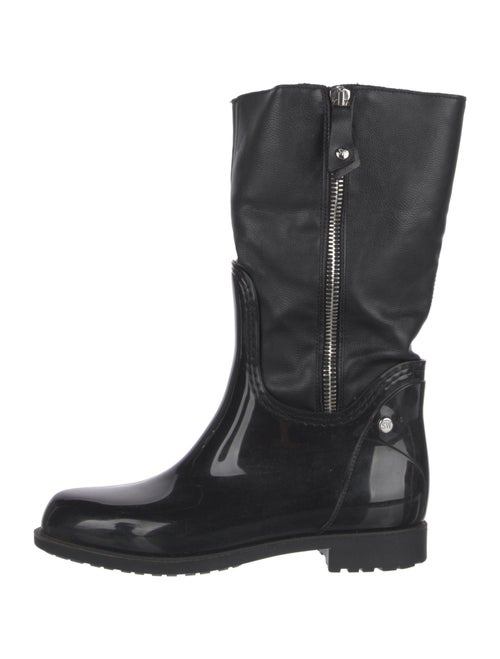 Stuart Weitzman Leather Rain Boots