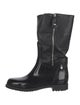 Stuart Weitzman Leather Rain Boots