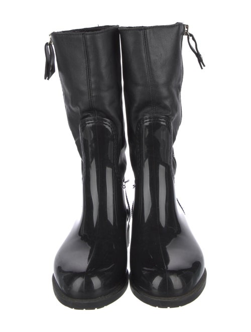 Stuart Weitzman Leather Rain Boots
