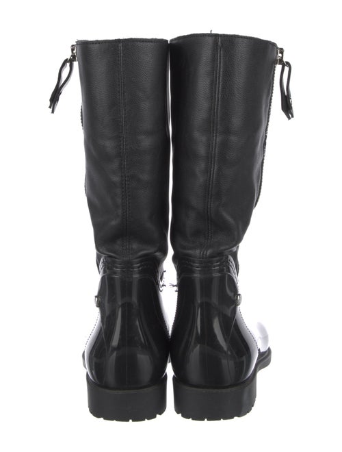 Stuart Weitzman Leather Rain Boots