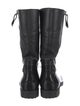 Stuart Weitzman Leather Rain Boots