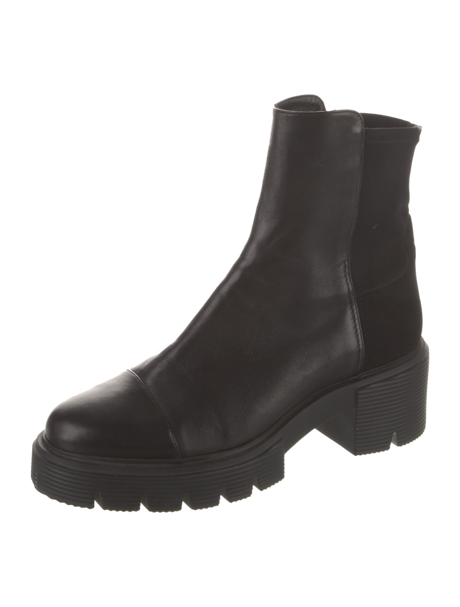 Stuart Weitzman Leather Combat Boots