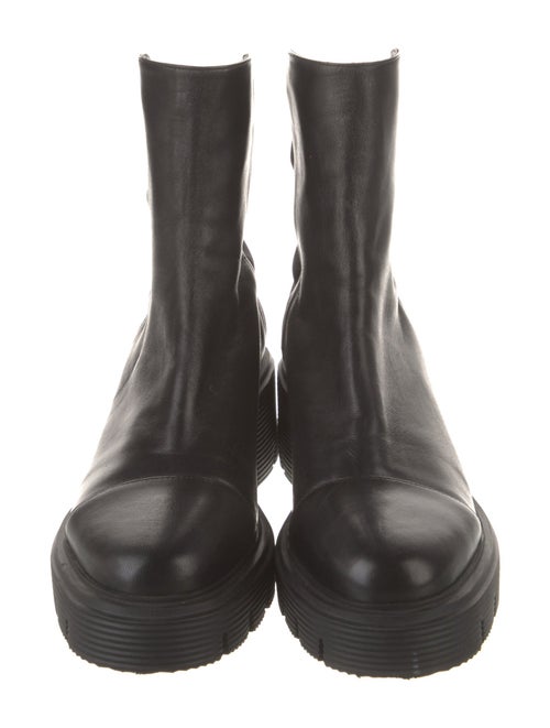 Stuart Weitzman Leather Combat Boots