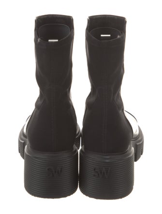 Stuart Weitzman Leather Combat Boots