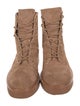 Stuart Weitzman Suede Combat Boots