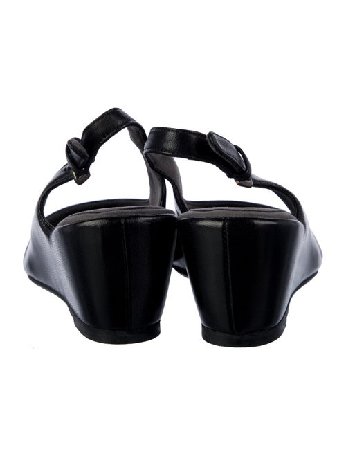 Stuart Weitzman Leather Slingback Pumps