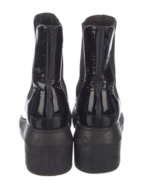 Stuart Weitzman Patent Leather Chelsea Boots