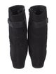 Stuart Weitzman Leather Trim Embellishment Boots
