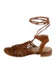 Stuart Weitzman Suede Gladiator Sandals