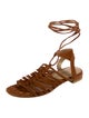 Stuart Weitzman Suede Gladiator Sandals