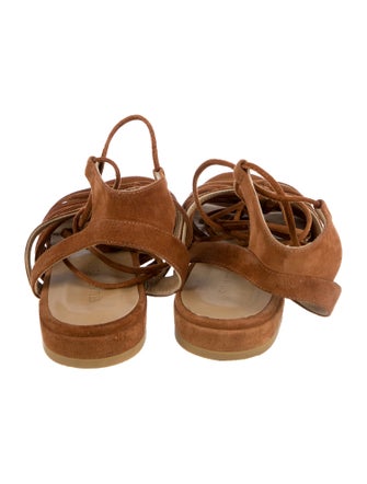 Stuart Weitzman Suede Gladiator Sandals