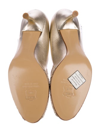 Stuart Weitzman Leather D'Orsay Pumps