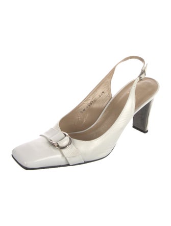 Stuart Weitzman Leather Slingback Pumps