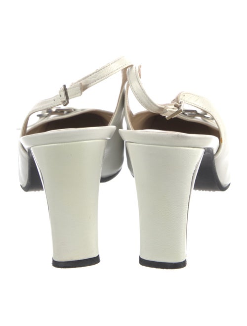 Stuart Weitzman Leather Slingback Pumps